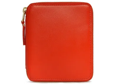 Pre-owned Comme Des Garçons Men's Comme Des Garcons Sa2100c Colour Plain Wallet In Orange