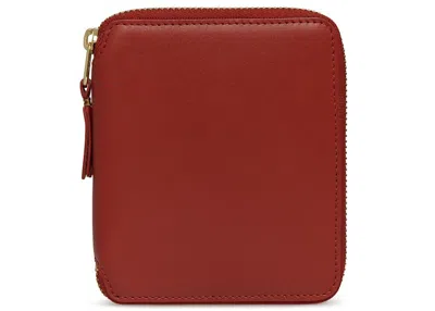 Pre-owned Comme Des Garçons Men's Comme Des Garcons Sa2100c Colour Plain Wallet In Red