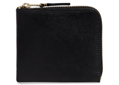 Pre-owned Comme Des Garçons Men's Comme Des Garcons Sa3100 Classic Plain Wallet In Black
