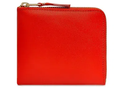 Pre-owned Comme Des Garçons Men's Comme Des Garcons Sa3100c Colour Plain Wallet In Orange