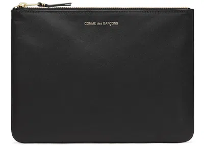 Pre-owned Comme Des Garçons Men's Comme Des Garcons Sa5100 Classic Plain Wallet In Black