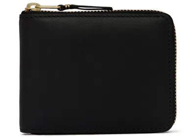 Pre-owned Comme Des Garçons Men's Comme Des Garcons Sa7100 Classic Plain Wallet In Black