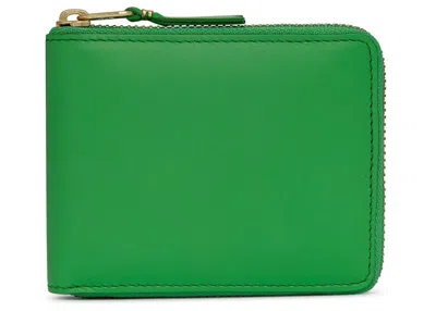 Pre-owned Comme Des Garçons Men's Comme Des Garcons Sa7100 Colour Wallet In Green