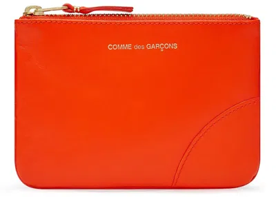 Pre-owned Comme Des Garçons Men's Comme Des Garcons Sa8100c Colour Plain Wallet In Orange