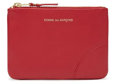 Pre-owned Comme Des Garçons Men's Comme Des Garcons Sa8100c Colour Plain Wallet In Red