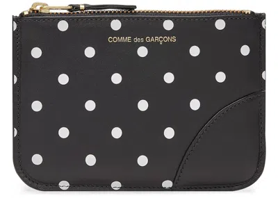 Pre-owned Comme Des Garçons Men's Comme Des Garcons Sa8100pd Wallet Polka Dots In Black