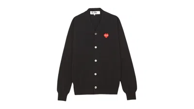 Pre-owned Comme Des Garçons Men's Comme Des Garcons X Invader Pixelwappen Cardigan In Black