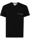 Comme Des Garçons Crew Neck Short Sleeves T-shirts In Black