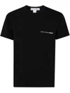 Comme Des Garçons Crew Neck Short Sleeves T-shirts In Black