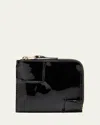 Comme Des Garçons Comme Des Garcons Wallet Glossy Patent Leather In Black