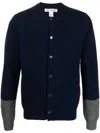 Comme Des Garçons Mens Cardigan Knit Clothing In Blue