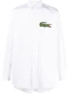 Comme Des Garçons Shirt Collaboration With Lacoste Featuring Button-down Collar