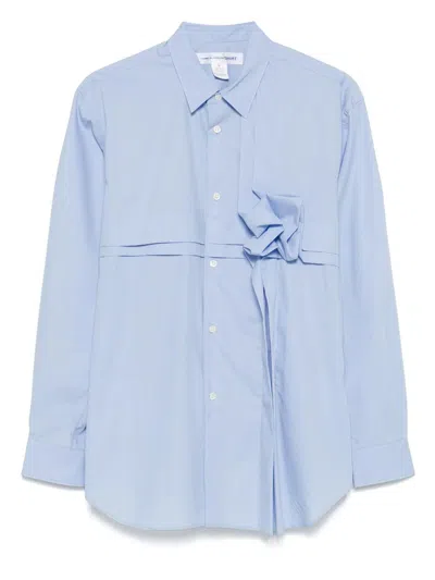 Comme Des Garçons Mens Shirt Woven Clothing In Blue