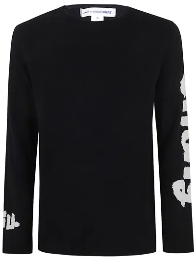 Comme Des Garçons Mens Sweater Knit Clothing In Blue