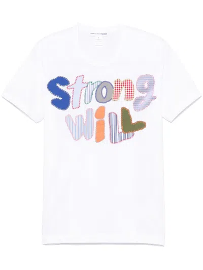 Comme Des Garçons Mens T-shirt Knit Clothing In White