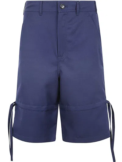 Comme Des Garçons Mens Woven Trousers Clothing In Blue