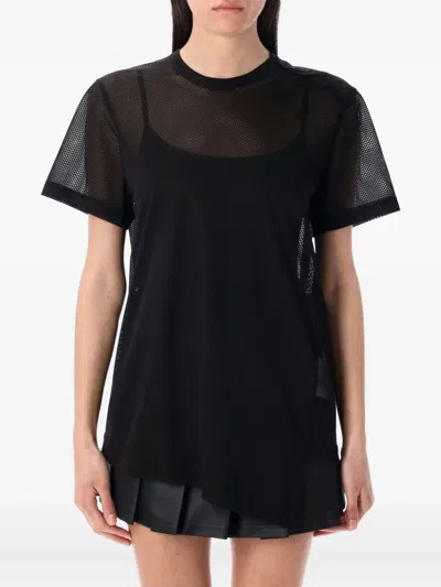 COMME DES GARÇONS MESH-LAYERED T-SHIRT