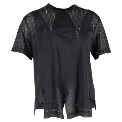 Comme Des Garçons Comme Des Garcons Mesh T-shirt In Black Polyester