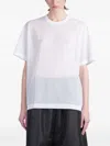 Comme Des Garçons T-shirt In White Polyester In White