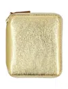 Comme Des Garçons Metallic Zip Around Wallet