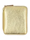 COMME DES GARÇONS METALLIC ZIP AROUND WALLET