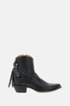 Comme Des Garçons Short Texano Boots In Black