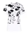 Comme Des Garçons Mickey Mouse Printed T-shirt In White