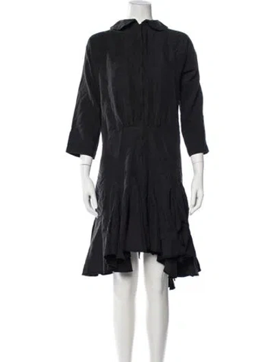 Pre-owned Comme Des Garçons Midi Length Dress In Black