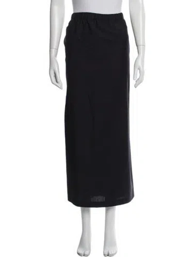 Pre-owned Comme Des Garçons Midi Length Skirt In Blue