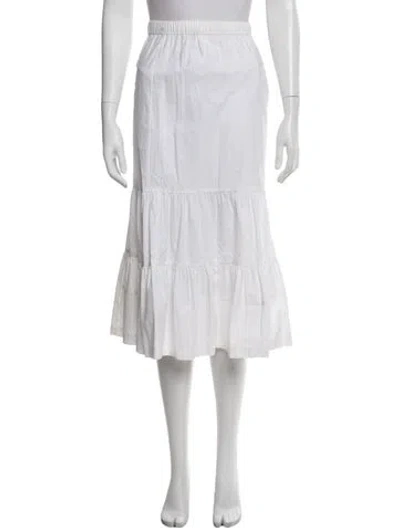 Pre-owned Comme Des Garçons Midi Length Skirt In Neutral