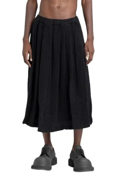 Comme Des Garçons Midi Skirt In Black