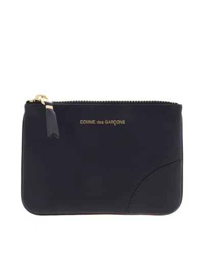 Comme Des Garçons Mini Clutch Bag In Blue