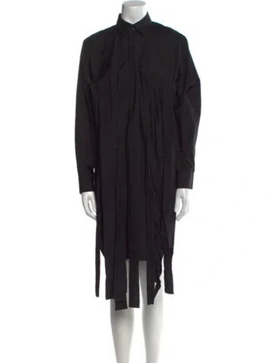 Pre-owned Comme Des Garçons Mini Dress In Black