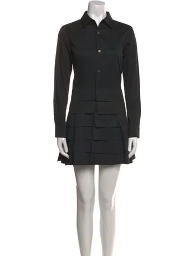 Pre-owned Comme Des Garçons Mini Dress In Black
