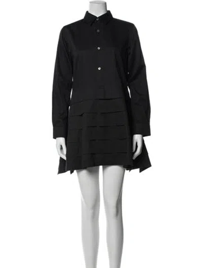Pre-owned Comme Des Garçons Mini Dress In Black