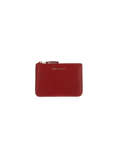 Comme Des Garçons Mini Pocuh In Red