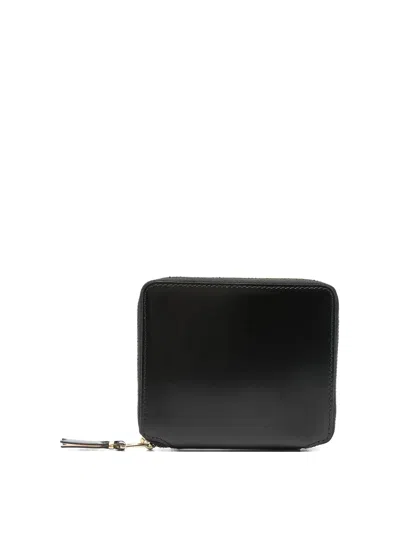 Comme Des Garçons Mirror Inside Wallet In Metallic