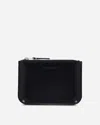 Comme Des Garçons Mirror Inside Zip Pouch Black / Silver