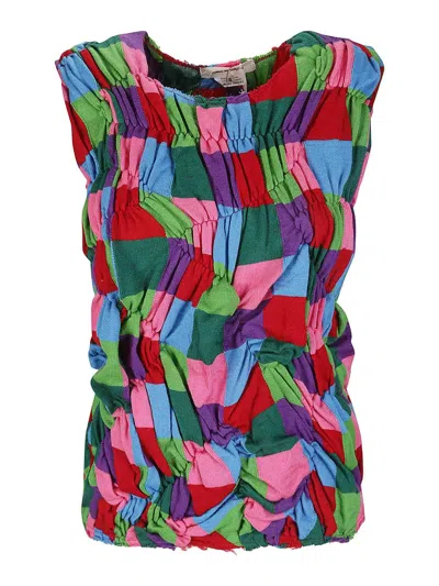 COMME DES GARÇONS MIXED GATHERED TOP