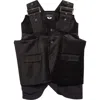 Comme Des Garçons Black Velvet Tank Top In Black X Black