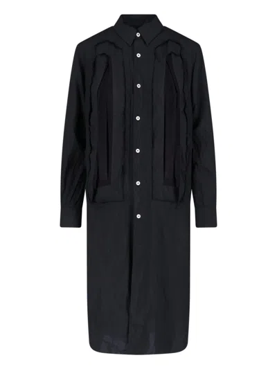 Comme Des Garçons Comme Des Garcons Modern Women's Dress In 100% Polyester In Black