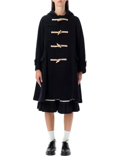 COMME DES GARÇONS MONTGOMERY TAILORED SHORT COAT WITH MINIMALIST AESTHETIC