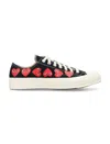 COMME DES GARÇONS MULTI HEART LOW TOP