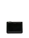 Comme Des Garçons Multi-pocket Zip Wallet In Black