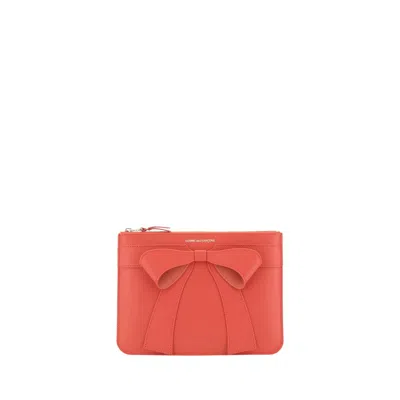 Comme Des Garçons Multicolor Calf Leather Bos Taurus Wallet In Red