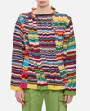 Comme Des Garçons Multicolor Patchwork Sweater In Multicolor