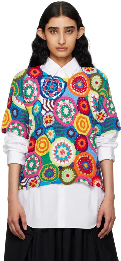 Comme Des Garçons Multicolor Patchwork T-shirt In 1 Multi