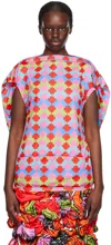 Comme Des Garçons Multicolor Printed T-shirt In 2 C Patter