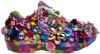 Comme Des Garçons X Salomon Glass Crystal Embellished Sneakers In 1 Multi