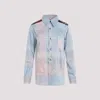 Comme Des Garçons Shirt With Tartan Design And Tech Fabric In Multicolor